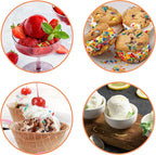 Nostalgia 2-Quart Electric Ice Cream Maker – Make Homemade Ice Cream, Gelato, Sorbet & Frozen Yogurt – No Salt/Ice Needed, Digital Controls, Mix-In Chute & Freezing Gel Canister – Stainless & Aqua