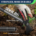 Multi-Purpose Garden Hoe Tool – Heavy Duty Adjustable (16"-30") with Ergonomic Handle, Anti-Rust Coated Steel, for Weeding, Digging, Cultivating – Lawn, Farm, Outdoor Use