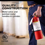 Kidde Commercial-Grade Fire Extinguisher for Office, Schools, Rechargeable 1A10BC