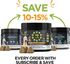 Googipet Premium 10 in 1 Dog Vitamins Multivitamin Chewable w/Dog Probiotics for Gut Health, Dog Vitamins and Supplements w/Vitamin C & Glucosamine for Joint Support (Chicken & Vegetable Flavor)