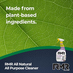 RMR All Natural All-Purpose Cleaner - Non-Toxic, Rinse-Free Multipurpose Cleaning Supplies, Biodegradable 30-Ounce Spray, Modern Botanical Scent