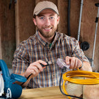 Outdoor Extension Cord Waterproof (6 ft) 12 Gauge Heavy Duty Extension Cord Splitter - Lighted Outdoor Extension Cords with Multiple Outlets - Watts Wire - 6' Grounded - extensiones electricas