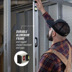 CHANNELLOCK 78-Inch Professional-Grade Magnetic Aluminum I-Beam Level with 3 Vials, 5100-0078M