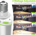 LED Corn Light Bulb 80W 64W 48W Adjustable, E39 Base LED Light Bulb 5700K 5000K 4500K, DLC ETL Listed 12,000LM Commercial High Bay Fixture for Warehouse Shoebox Park lot Area Lighting, AC 100V-277