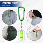 WORKPRO Small Bubble Level with Keychain 3-Pack Mini Pocket Tool Spirit Level Measuring Picture Hanging layout Tools