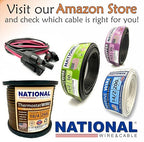 National Wire&Cable - 22/2 Tinned Copper Professional Wire (100 Feet) 22 AWG Gauge Stranded PVC Cord - 2 Conductor Electrical Wire - Made in USA - CL Rated/ETL Listed - LED Light, Low Voltage Cable