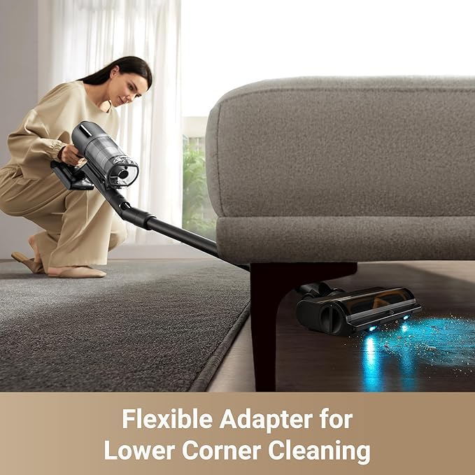 DREAME Z30 Cordless Vacuum Cleaner, Smart Stick Vacuum for Multi-Surface Cleaning, 310AW Suction with Dual Brushes, Pet Deshedding Tool, Long Runtime, Ideal for Hard Floor