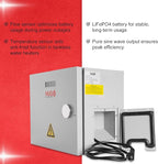 HUGO Battery Backup for Tankless Hot Water Heater & Gas Appliances L30 with Flow Kit