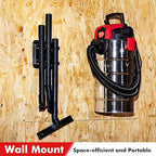 Shop-Vac 6 Gallon 4.0 Peak HP Wet/Dry Vacuum, Wall Mountable Compact Shop Vacuum with 20 ft Extra Long Hose & Accessories - Ideal for Jobsite, Garages, Car & Workshops