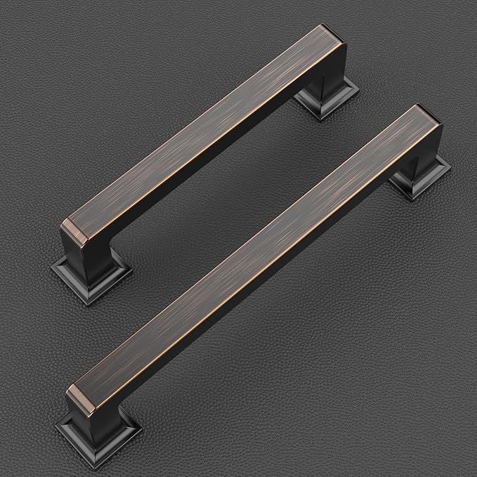 20 Pack 5 Inch Kitchen Cabinet Handles Oil Rubbed Bronze Cabinet Pulls Kitchen Cabinet Hardware Kitchen Handles for Cabinets Cupboard Handles Bronze Cabinet Handles