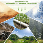 12 Inch Ground Stakes Heavy Duty J Hook 30-Pack Metal Spikes Galvanized Ground Hooks Anchors Rebar Ground Stakes for Fence Tent Gazbo Bounce House and Outdoor Decorations Inflatables