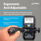 Tramex Extension Handle & Clamp for the 5-Series Moisture Encounters | Use with Our MEX5, ME5, CMEX5, CME5 & Skipper 5 Wood, Drywall, Concrete & Marine Meters Only | Adjustable Tool for Measurement