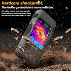 BSIDE Thermal Imaging Camera Multimeter with Macro Lens 320×320 Resolution with 20000 Words Multimeter Function 3.98'' Touchscreen 25Hz Infrared Thermal Camera 15 Thermal Palettes Auto-Ranging Tester