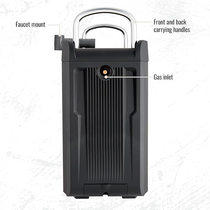 Hike Crew Propane Water Heater & Shower Pump | Rechargeable Portable Outdoor Water System w/Shower Head Attachment for Instant Hot Water While Camping, Hiking, Glamping & Vacationing