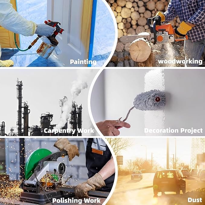 200PCS (100 Pack) 2097 Particulate Filter,2097 Filters Compatible with 6000 6200 6800 7000 FF-402 Series