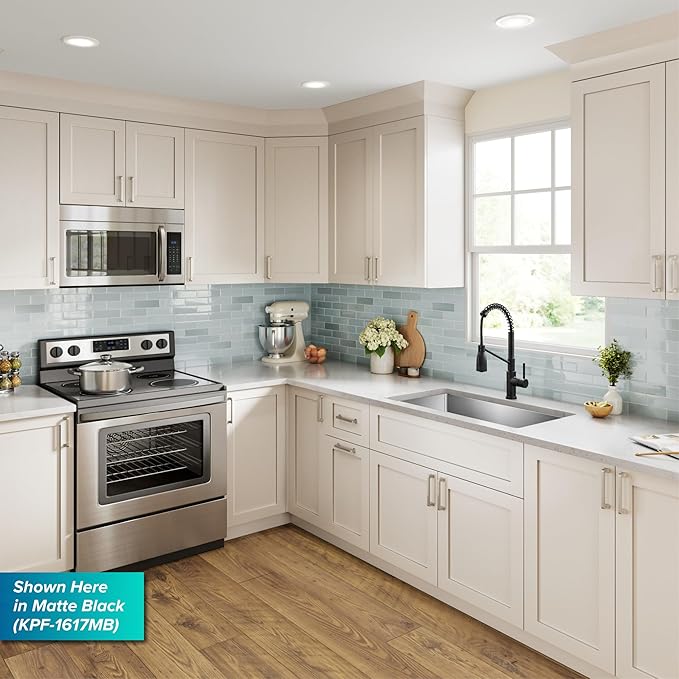 KRAUS Coda Commercial Style 2-Function Single Handle Pull Down Kitchen Faucet in Chrome, KPF-1617CH