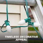 OHLECTRIC Night Light Bulbs (24 Pack – White), 7 Watt Mini Bulbs – E12 Candelabra Base, Non-Dimmable, 120 Volts – C7 Night Light Lamp Replacement Bulb for Salt Lamps, Window Candles, Holiday Decor