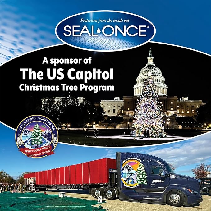 Seal-Once Nano+Poly Penetrating Wood Sealer with Polyurethane - Premium Waterproof Sealant -2 Gallon & Natural