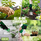 KHETI 𝗡𝗲𝘄𝗲𝘀𝘁 11-Piece Heavy Duty Stainless Steel Garden Tool Set – Includes Spade, Shovel & More, Perfect for Digging & Plant Care, Ideal Gift for Women & Mothers