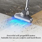 PATO Cordless Vacuum Cleaner,Stick Vac with LED Screen,4 in 1 Mattress Vacuum, 1500mah Battery, Strong Suction,Suitable for Bed, car, Sofa, Carpet, pet Hair，Hardwood Floor