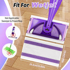 20 Count Mopping Pad for Wet Jet Mop Disposable Wetjet Pads Refills Replacement for Wet Pads Refill Compatible with Wet Jet Pads Thickness & Absorbent for Household Multi-Surface