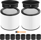 Foam Sleeve Filter for Shop-Vac 90304 90350 90333 Replacement for Most Wet/Dry Vacuum Cleaners 5 Gallon and Above, Compare to Part No.90304, 90585 (2+8+2+1)