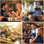 Electric Wine Bottle Opener Set, 5-in-1 Rechargeable Wine Gift Set with Charging Station, Foil Cutter, Aerator Pourer, Wine Stopper