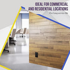 ENERLITES 10 Pack Matte Black Decorator Receptacle with Screwless Wall Plate, Standard Electrical Wall Outlet, 15A 125V, Self-Grounding, 2-Pole, 3-Wire, UL Listed, 61502-TR-MBKSID, Tamper Resistant