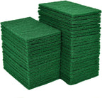 YoleShy 20 PCS Scouring Pad, Dish Scrubber Scouring Pads, 4.5 x 6 inch Green Reusable Household Scrub Pads for Dishes, Kitchen Scrubbers & Metal Grills