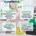 Whip It Cleaner Concentrate, Multi Purpose Stain Remover, Plant Based Enzyme Cleaner, Cleaning Food, Grease, Coffee, Wine, Baby Stains, Over 500 uses, Made in the USA, 1 Gallon,128-ounce