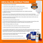 Chromex Tankless Water Heater Descaler Kit with Biodegradable Descaler