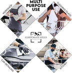 100% Cotton Terry Towels Cleaning Cloths Pack of 100 (12 x 12 Inches) White Cotton Terry Cloth Bar Rags White Bar Towels, Multipurpose High Absorbent Terry Towels for Cleaning Auto Detailing Painting