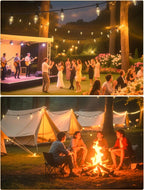 25 Pack C9 Replacement Bulbs, 7W Incandescent Clear Night Light Bulbs for Outdoor String Lights, Clear Christmas Bulbs for Porch, Patio, Garden, Wedding Decor, Warm White, E17 Intermediate Base