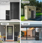 Package Delivery Boxes for Outside, Parcel Drop Boxes with Lock, Custom Address Stickers Package Drop Boxes for Outside is Weatherproof,Package Delivery Box for Porch,No Installation(15*18*43.5 in)