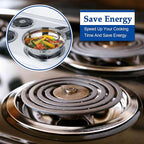 Drip Pan Electric Stove Burner Covers for Whirlpool W10196405 W10196406