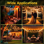 G40 Replacement Light Bulbs 120V 5W Clear Globe E12 Replacement Bulbs for Outdoor String Lights Dimmable Incadescent Bulbs for Indoor Outdoor Patio Decor,Pack of 25