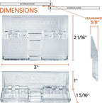 Sliding Glass Door Lock for Home Safety - 10 Pack Sliding Patio Door Locks, Child Safety Slide Window Stopper, Extra Strong Adhesive