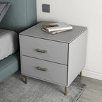 10 Pack Champagne Cabinet Handles 3 Inch Hole to Hole Square Drawer Pulls Cupboard Handles Champagne Bronze Handled for Cabinets Modern Stainless Steel Kitchen Hardware