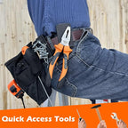 MUTUACTOR Magnetic Belt Clip Heav Duty, 2PCS Super Strong Tool Belt Tool Holster,Anti-Slip Rubber Coated Magnetic Belt Clip for Organizing Screwdrivers Hammers Wrenchs