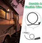 Saillong 2 Packs RV Water Heater Parts, Spark and Sensor Electrode, 2-Prong, Compatible with 93868 Atwood, Water Heater Igniter Repair Replacement Parts for RV, Camper, Trailer and More