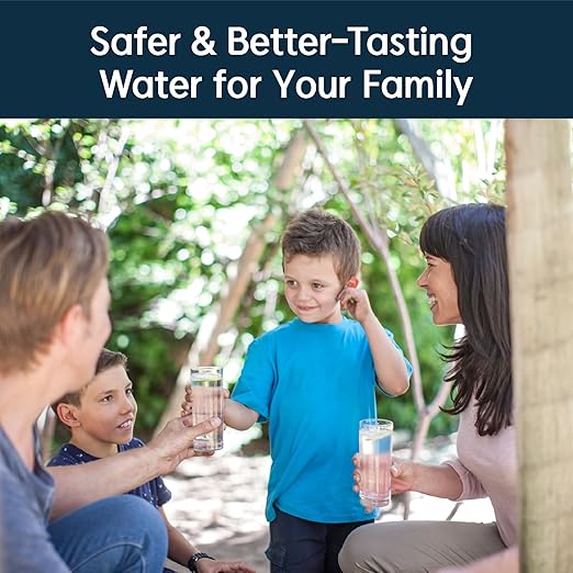 Pureal Hybrid Home PPU-1020K 2 Stage Under Sink Water Filter System, 10K Gallons, NSF/ANSI 42&372, Mineral Sediment Carbon Block KDF Polyphosphate Filter for Scale & Lead & Chlorine