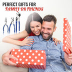 WORKPRO 3-Piece Pliers Tool Set with Soft Handle, 6 Inch Needle Nose, Slip Joint, 8 Inch Groove Joint Plier for DIY & Home Use