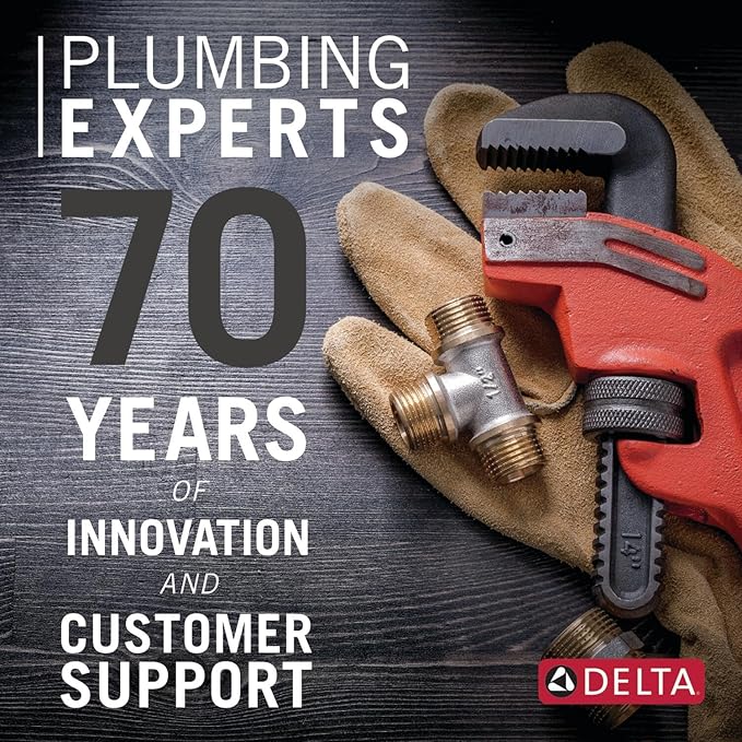 Delta Junction Brushed Nickel Kitchen Faucet with Pull Down Sprayer, Modern Single Hole Kitchen Sink Faucet, Single Handle, Spotshield Stainless 19825LF-SP