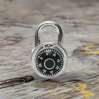 Combination Padlocks with Metal Body, Indoor Use for Gym Lockers & School Locker, ‌Black, 48-Pack