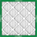 Filterbuy 21x21x1 Air Filter MERV 8 (MPR 700) Dust Defense Replacement (6-Pack), Electrostatic Pleated HVAC AC Furnace Filters, Made in USA (Actual Size: 20.88 x 20.88 x 0.75)