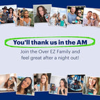 OVER EZ Pre-Drink Supplement - Party Recovery & Prevention Pills for a Night Out & Better Mornings (12 Capsules) & Milk Thistle, Amino Acids, Vitamin Bs