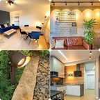 MR16 Halogen Bulb 20W 12V - 6 Pack MR16 Bulb 20W Warm White 2800K, MR 16 Dimmable GU5.3 Base, Long Lasting MR 16 GU5.3 Halogen Bulb for Landscape, Track Lights, and Fiber Optics