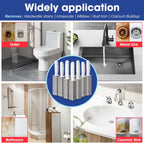 AZEN 10 Pack Pumice Stone for Cleaning, Pumie Scouring Stick with Handle, Pumice Stone Toilet Bowl Cleaner, Hard Water Stain Remover for Toilet, Bathroom, Kitchen Sink, Grill