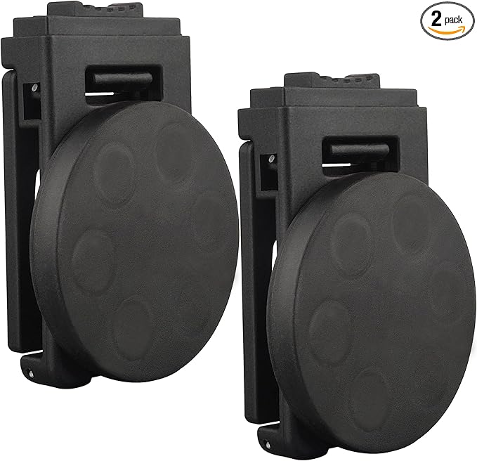 MUTUACTOR Magnetic Tool Belt Clip,Anti-Slip Heavy Duty Belt Clips Magnet Holster,Strong Neodymium Magnetic Tool Holder Clips for Organizing Screws, Hammers, Sockets, Pliers, Drills, Wrenches,2PCS