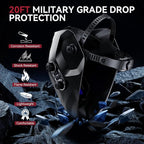 ARCCAPTAIN Auto Darkening Welding Helmet, 3.94"X3.66" Large Viewing Screen True Color Welding Hood with 4 Arc Sensor Solar Powered, Wide Shade 4-5/5-9/9-13 Welding Mask (Glossy Black)